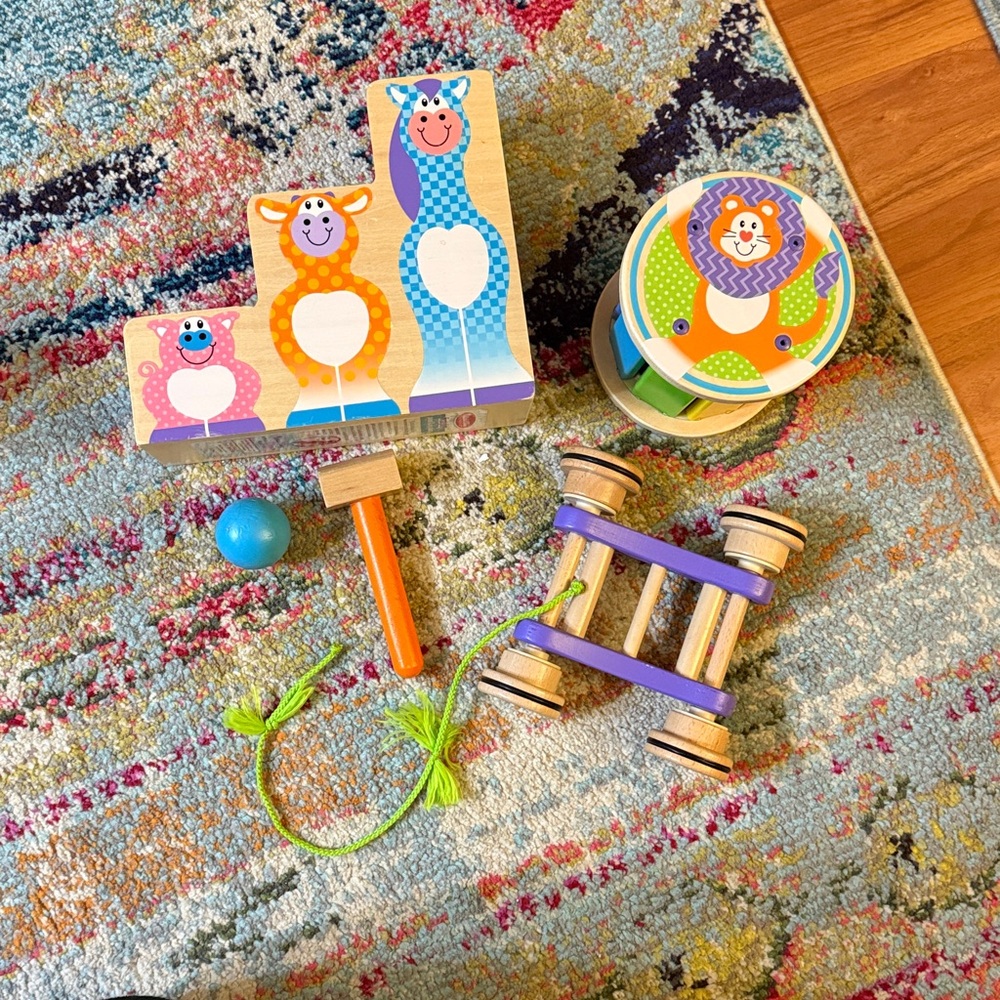 Melissa & Doug • wooden toy bundle